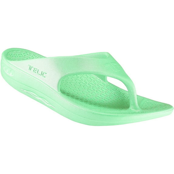 Telic Arch Support Pain Relief Energy Flip Flops - Small - Cool Mint