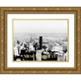 thumbnail image 1 of Telik, Tracey 14x12 Gold Ornate Wood Framed with Double Matting Museum Art Print Titled - NYC Skyline Gold, 1 of 4