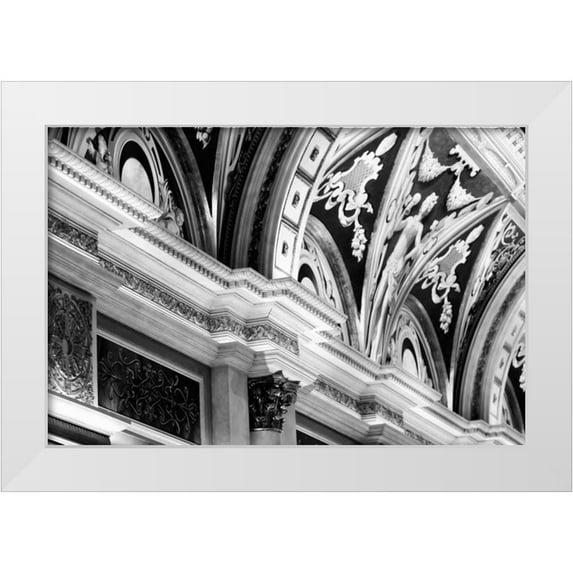 Telik, Tracey 18x13 White Modern Wood Framed Museum Art Print Titled - Venetian detail
