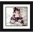 thumbnail image 1 of Telik, Tracey 29x26 Black Ornate Wood Framed with Double Matting Museum Art Print Titled - Pale Rose, 1 of 4