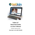 thumbnail image 1 of Telikin 22" Quick Start Guide and User's Manual: AIOpc wuse Black Wireless KB, (Paperback), 1 of 1