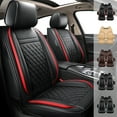 thumbnail image 1 of Telimocy Car Seat Covers For SUV Sedan Full Set Seat Covers 5 Seat Cushion Protector Airbag Compatible,Black&Red, 1 of 9