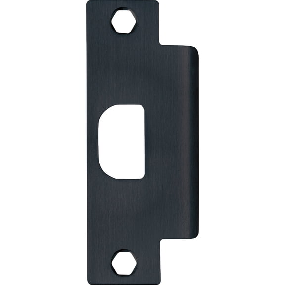 Tell Manufacturing Strike Plate CL102907 Matte Black - Steel, Easy Installation