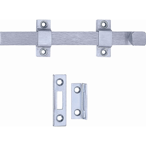 Tell Commercial Door Surface Bolt - Single Pack Construction & DIY Use, Standard Hardware Spec
