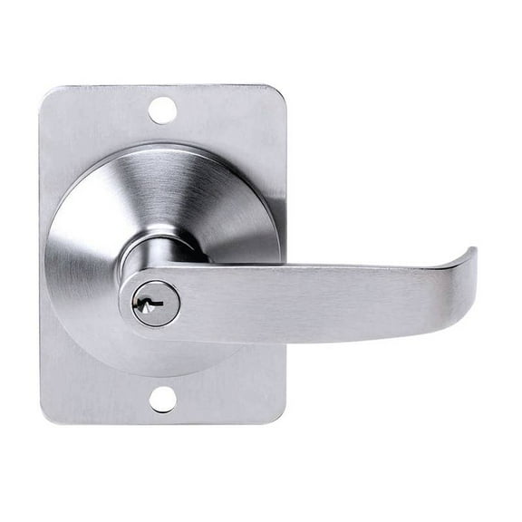 Tell Manufacturing Exit Door Lever Satin Chrome - Heavy-Duty Commercial - 1 Piece