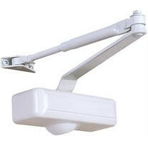Tell Manufacturing DC100081 Ivory Lightweight Residential Door Closer