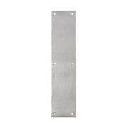Tell Manufacturing Tell 3-1/2 x 15 Inch Door Push Plate Stainless DT100072
