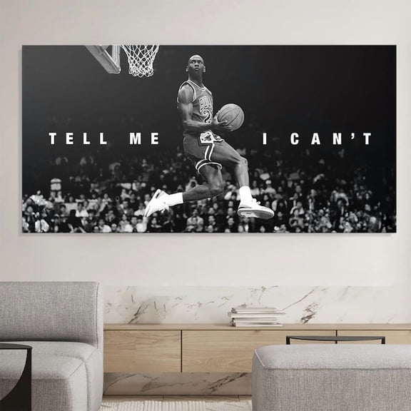 Tell Me I Cant Basketball Print, Motivational Sports Wall Art Poster , Poster Print Only