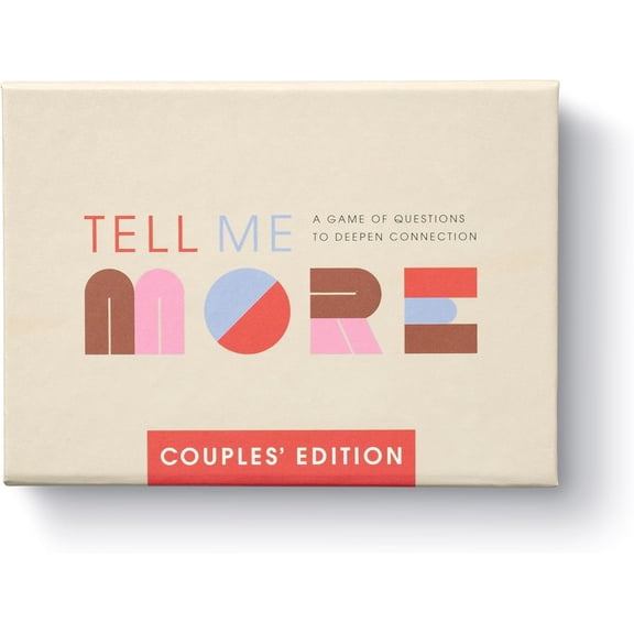Tell Me More: Couples’ Edition – A Date Night Conversation Starter Game of 52 Questions to Deepen Your Connection with Your Partner