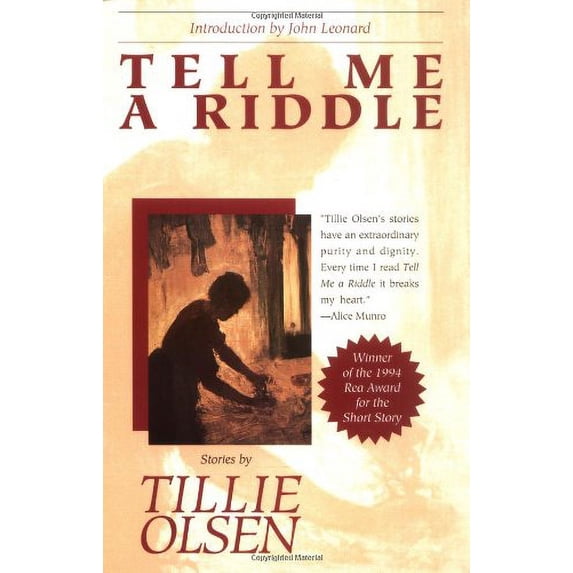 Pre-Owned Tell Me a Riddle (Paperback) 0385290101 9780385290104