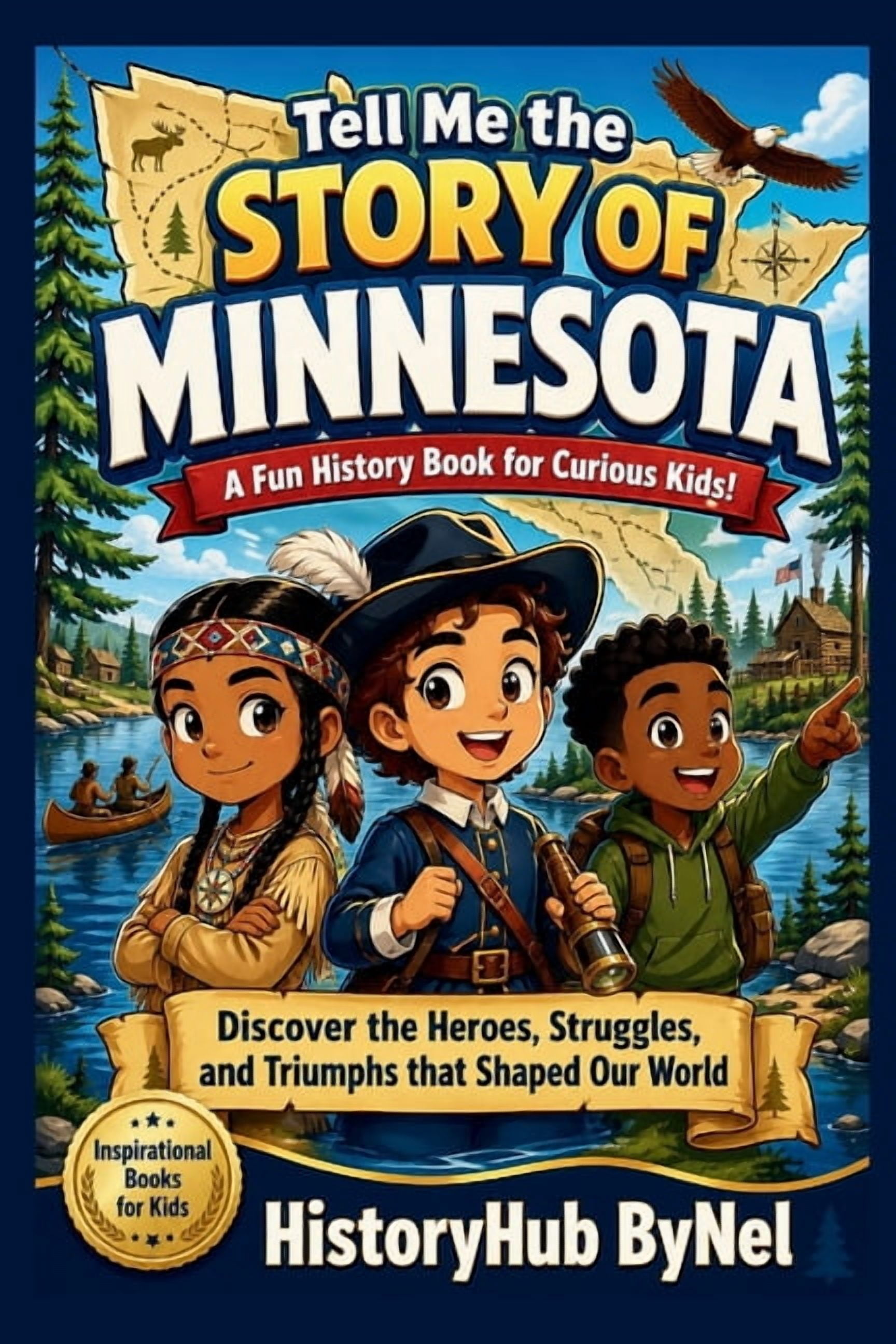 Collection of State Histories of the USA Tell Me the STORY OF MINNESOTA: A Fun History Book for Curious Kids!: Discover the Heroes, Struggles, and Triumphs that , Book 26, (Paperback)