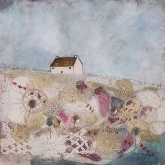 Tell Tale Signs Of Spring Canvas Art - Louise OHara (24 x 24)