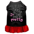 thumbnail image 1 of Pet Dog and Cat Dress Screen Printed, "Feed Me  Tell Me I'm Pretty", 1 of 11