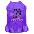 thumbnail image 1 of Pet Dog and Cat Dress Screen Printed, "Feed Me  Tell Me I'm Pretty", 1 of 10