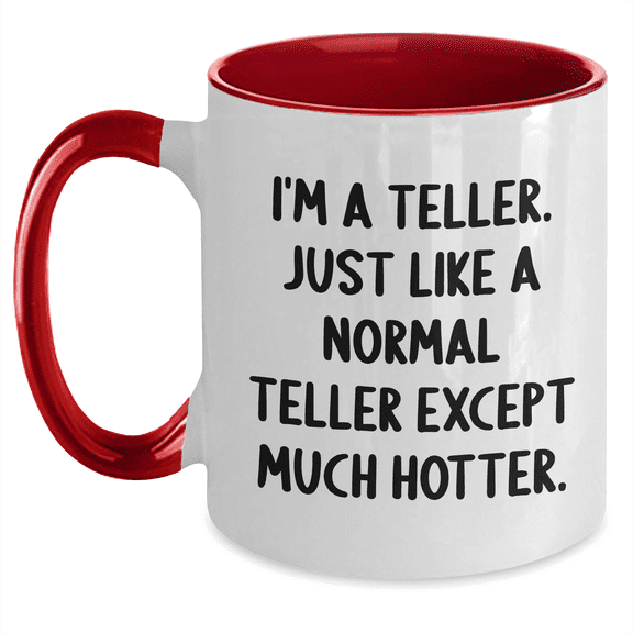 Teller Humor Gifts for Men and Women - Funny Two Tone Coffee Mug, Perfect for Graduation