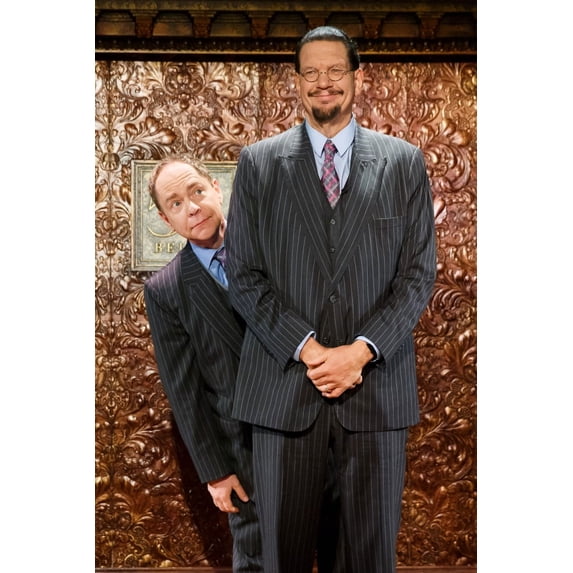 Teller, Penn Jillette In Attendance For Penn & Teller On Broadway Preview Performance, 54 Below, New York, Ny June 26, 2015. Photo By Jason SmithEverett Collection Celebrity (8 x 10)