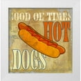 thumbnail image 1 of Teller, Skip 20x20 White Modern Wood Framed Museum Art Print Titled - Hot Dog, 1 of 4