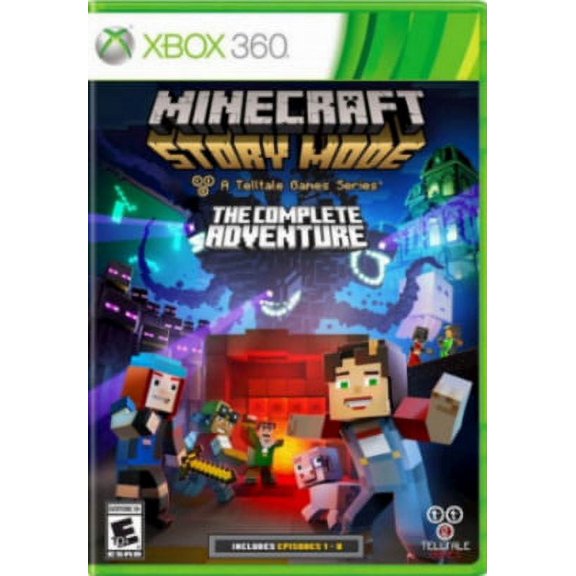 Telltale Games Minecraft Story Mode The Complete Adventure, Xbox 360, Parental Controls, 1 Player, Physical