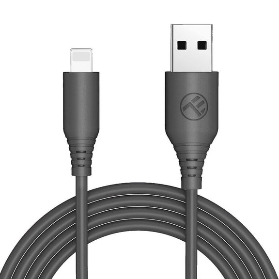 Tellur Silicone Data cable, USB to Lightning, 3A, 1m, black