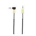 thumbnail image 1 of Tellur Stereo Audio Cable Stretchable, Jack 3.5mm, 15inch to 59inch Length, Black (Black), 1 of 7