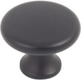 thumbnail image 1 of Telluride Cabinet/Bi-Fold Door Knob, 1-1/2 Inches, Matte Black by Stone Harbor Hardware, 1 of 4