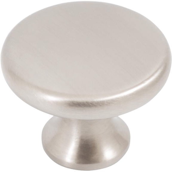 Telluride Cabinet/Bi-Fold Door Knob, 1-1/2 Inches, Satin Nickel by Stone Harbor Hardware