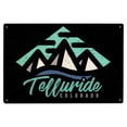 thumbnail image 1 of Telluride, Colorado, Diamond Mountain, Contour Birch Wood Wall Sign (6x9 Rustic Home Decor, Ready to Hang Art), 1 of 5