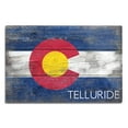 thumbnail image 1 of Telluride, Rustic Colorado State Flag, 1 of 4