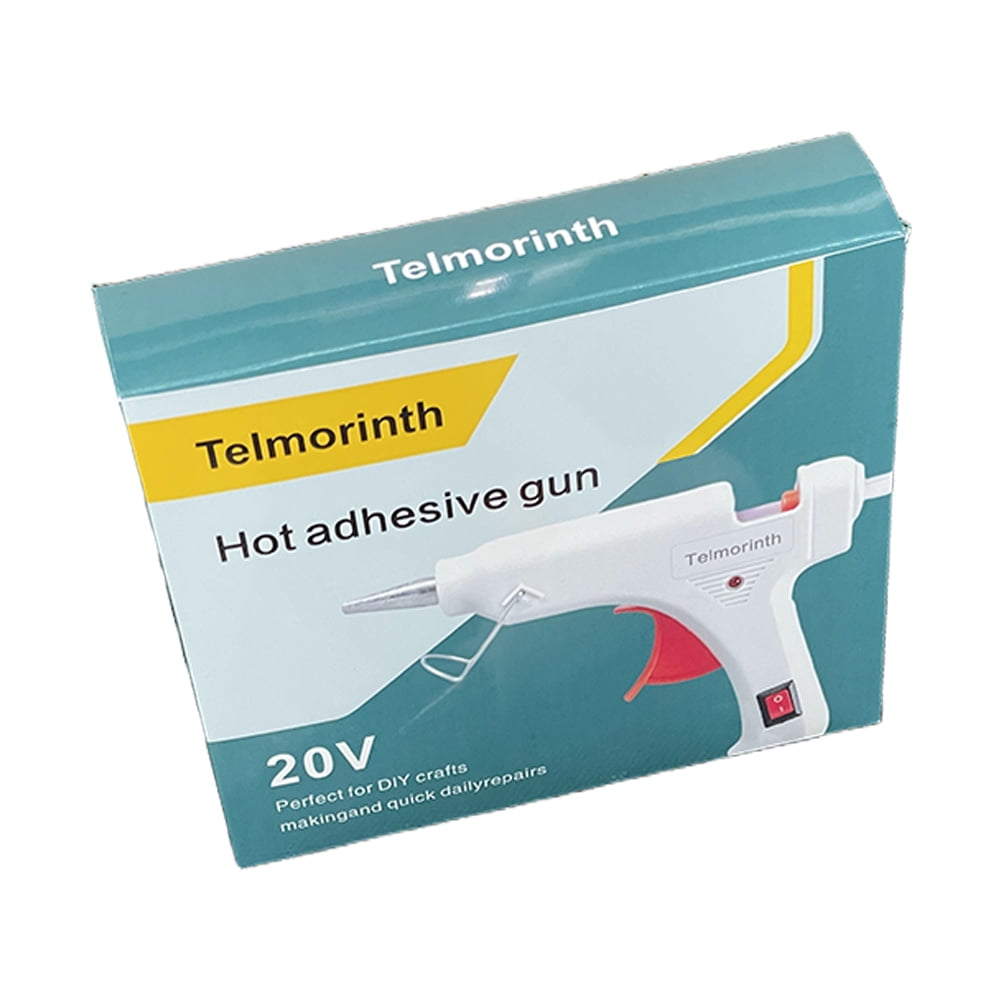 Telmorinth Hot adhesive gun, Mini Hot Glue Gun with 30 Glue Sticks, Fast Heating Hot Melt Gun