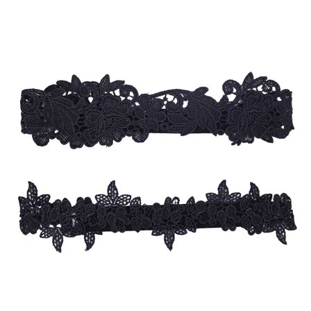 Teloly Garter,Romantic Atmosphere Garters for Bride,Wedding Dress Wedding Garters,Black