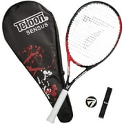 Teloon Sensus Series | Adult Tennis Racquet, Women Tennis Racket Includes Bag Cover, Shock Absorber, Tennis Grip Red