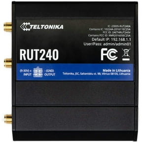 Teltonika RUT240 4G /LTE & WiFi Cellular Router with Ethernet (US/Canada Version)