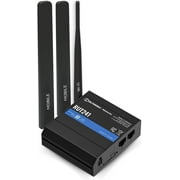 Teltonika RUT241098000 Model RUT241 Industrial Cellular Router; 4G and 3G Connectivity; for use in North America; Compatible with Verizon, AT&T, and T-Mobile; WAN Failover with Auto Switching