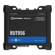 Teltonika RUT956 Industrial Cellular Router with Multiple Interfaces and Global Navigation Satellite System Black