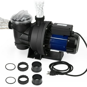 Telyswee 1.1 HP in/Above Ground Pool Pump, 115V, 3962 GPH, Energy Efficient, High Flow, Powerful Self Primming Swimming Pool Pumps with Filter Basket