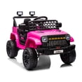 thumbnail image 1 of Telyswee 12V Ride On Car for Kids Electric Vehicle Battery Powered Truck Car Toy with Remote Control, 4-Wheel Suspension, Battery Display, LED Lights, Music, for Boys Girls, 1 of 7