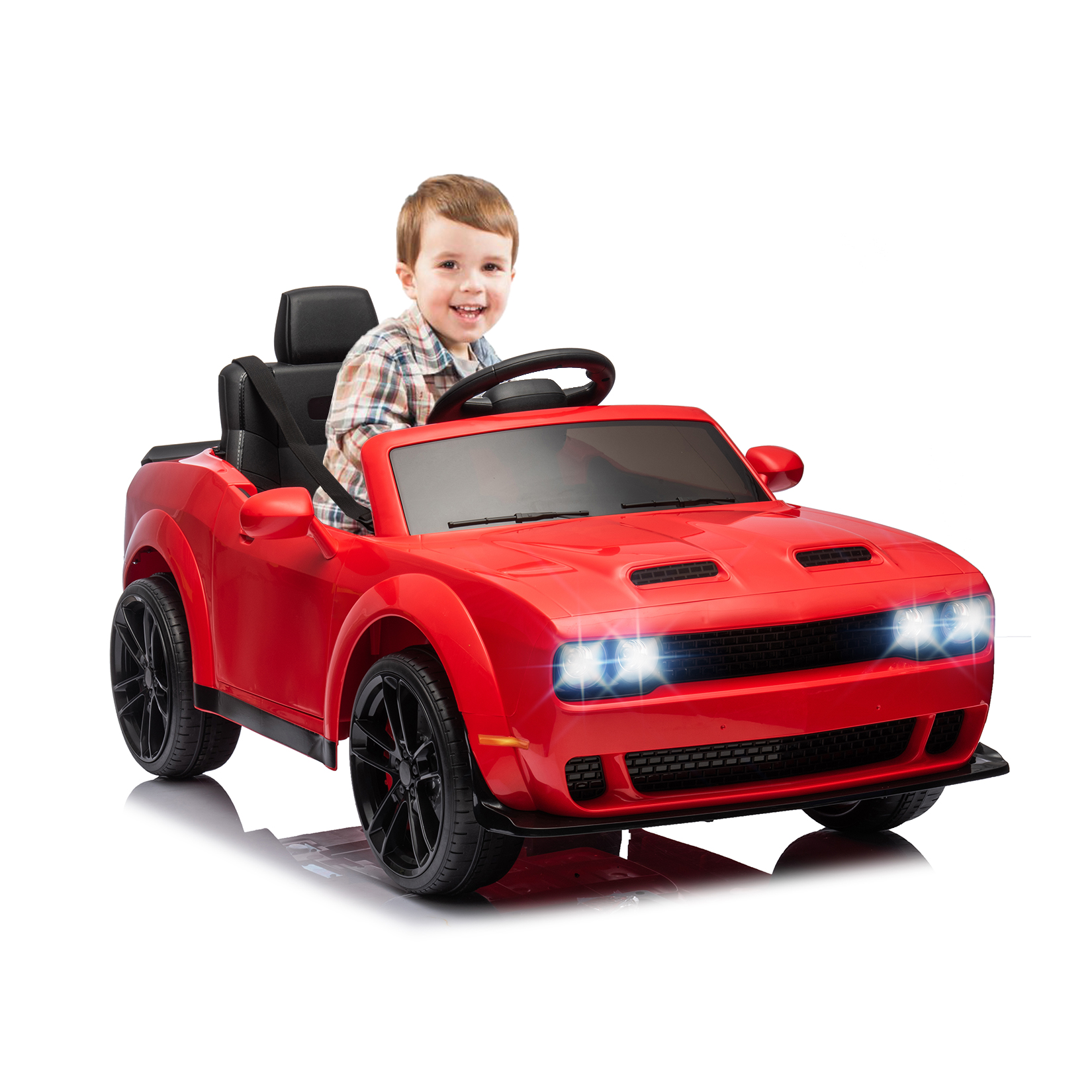 Telyswee 12V Ride on Car Kids' Electric Car, Battery Powered Electric ...