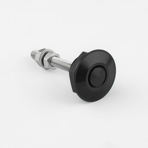 Telyswee 1Pcs Car Quick-Pins Push Button Billet Hood Pins Lock Clip Kit
