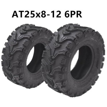 Halberd 25x8-12 ATV UTV Tire - 6 Ply, All Terrain, Heavy Duty (25x8x12)