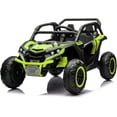 thumbnail image 1 of Telyswee 24V Kids Ride On UTV 2-Seater 4WD Off Road Electric Vehicle with Remote Control, LED Lights, 4 Shock Absorbers, One-Button Start, and Music Player, for Ages 3 +, 1 of 6