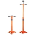 thumbnail image 1 of Telyswee 3/4 Ton Underhoist Support Stand Under Hoist Lift Jack Stand with wheels, Triangular Base, Orange, 1 of 7