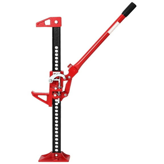 Telyswee 33" Off Road Farm Jack Hoist 7000lbs High Lift Tractor Vehicle's Winch 5.12"-25.39" Lift Height