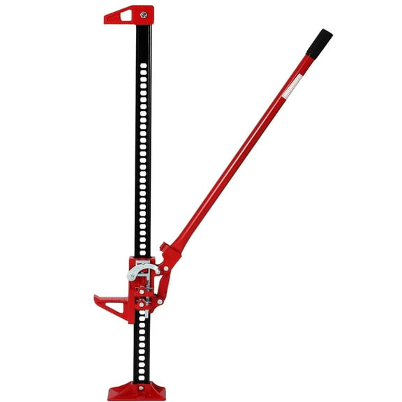 Telyswee 48" Off Road Farm Jack Hoist 7000lbs High Lift Tractor Vehicle's Winch 5.12"-41.14" Lift Height