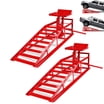 Heavy-Duty Black 5 Ton Cars & Trucks Service Ramps Lifts Adjustable ...