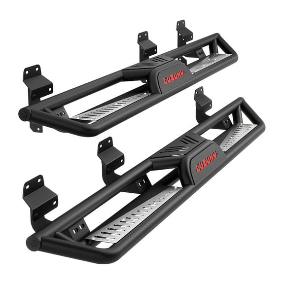 Telyswee 6" Running Boards 550LBS Black Powder Coating Rock Sliders Side Steps for 2015-2025 Ford F150 SuperCrew, Non-Slip Design