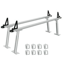 Telyswee Adjustable Truck Ladder Rack Universal Extendable Pick-Up Bed Cargo Rack 800 lbs Capacity