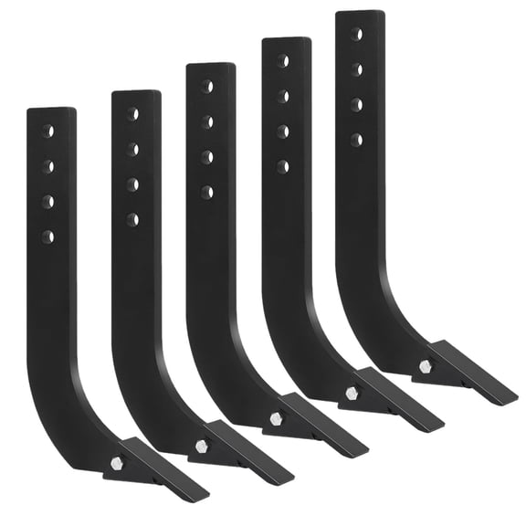 Telyswee Box Blade for Tractor, 18" Rippers Shanks for Box Blade, Box Blade Shank with 4 Holes, Rippers Point/Scarifier Tooth for Box Blade Shank for Replacement, Digging, Plowing