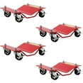 thumbnail image 1 of Telyswee Car Dolly Set, 2000 LBS Capacity Heavy Duty Vehicle Wheel Dollies for Moving Car, Truck, SUV - 3" Reinforced Steel Wheels, Anti-Slip Curved Design, Set of 2/4, 1 of 7