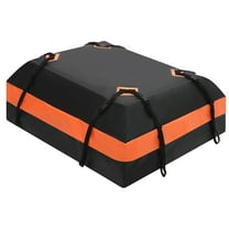 Telyswee Car Roof Bag Rooftop Cargo Carrier Bag 21 Cubic Feet Waterproof for All Cars with/without Rack, Durable Roof Cargo Bag with Anti-Slip Mat, 8 Reinforced Straps, 6 Door Hooks, Luggage Lock