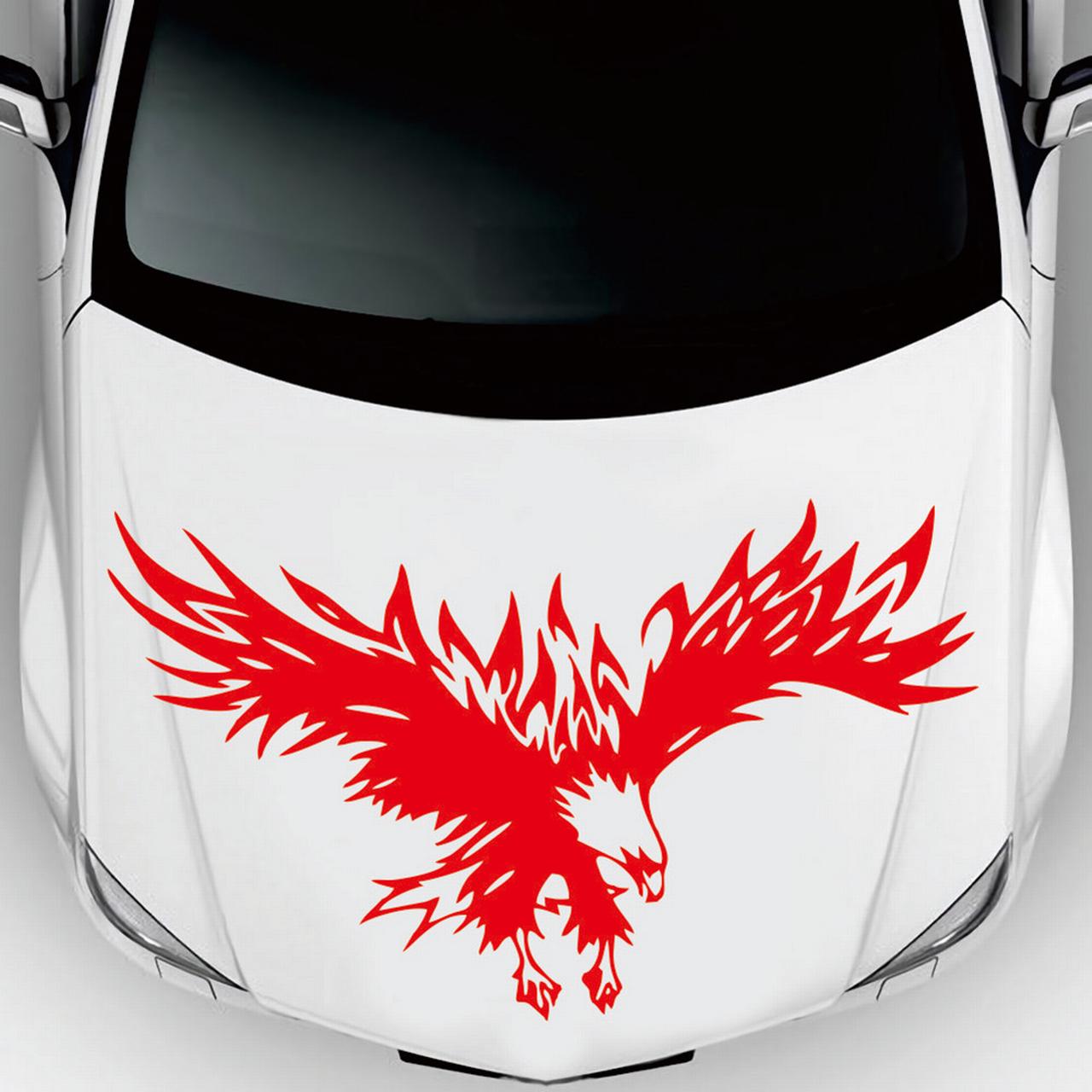 Telyswee Car Stickers Cool Shaped Graphic Universal Car Hood Body Side ...